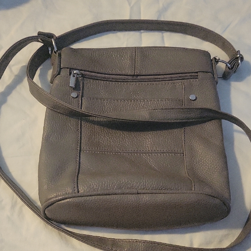 Gray Crossbody Bag